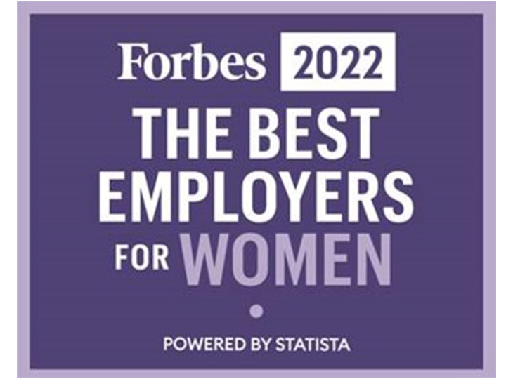 2022 Forbes The Best Employers for Women