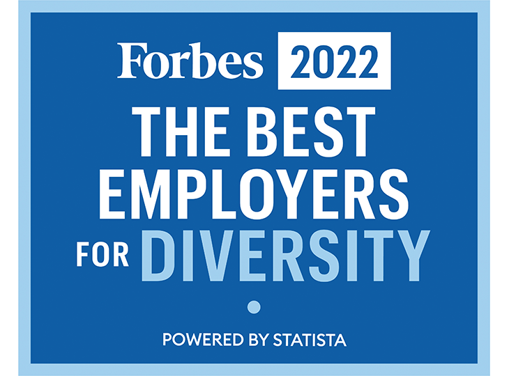 Forbes 2022 The Best Employers for Diversity award