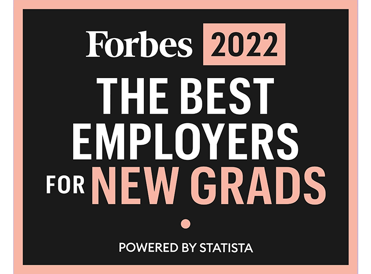 2022 Forbes The Best Employers for New Grads