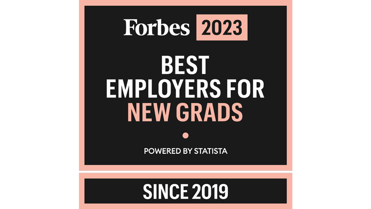 The Best Employers for New Grads by Forbes