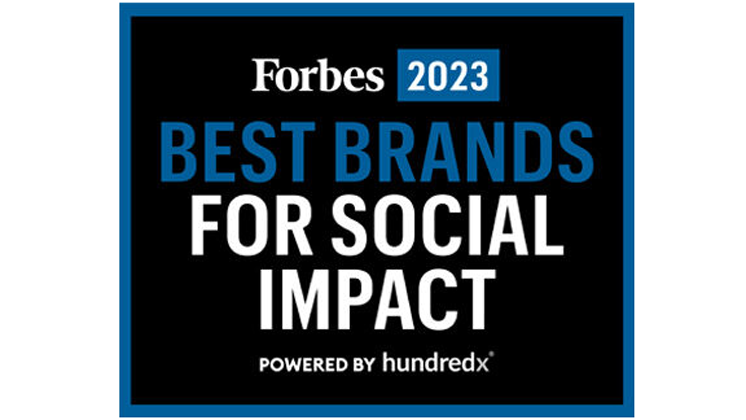 Best Brands for Social Impact by Forbes