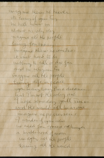 Imagine by John Lennon Lyrics